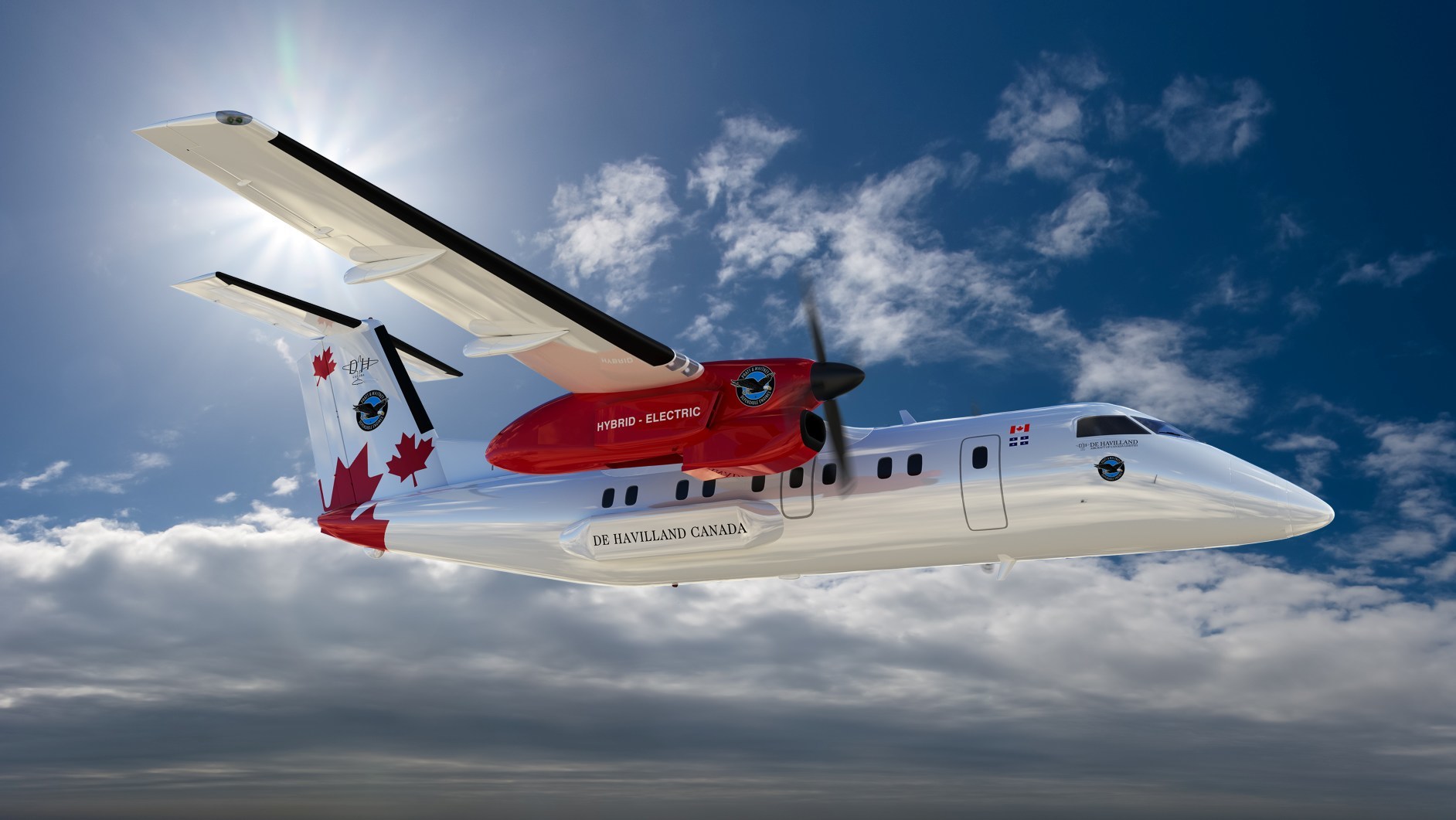 Dash 8-100 hybrid-electric demonstrator
